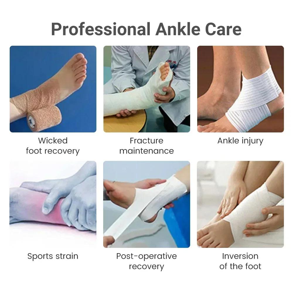 Ankle Brace Foot Drop Corrector Ankle Joint Varus Valgus Calf Fracture Fixer Breathable Leg Feet Support Left Right
