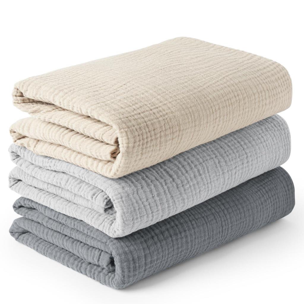 Newborn Muslin Swaddle: Soft, Breathable Blanket for Wrapping, Burping & Bathing - Perfect Baby Gift