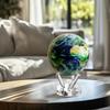 MOVA Globe L Outer Space Series 6-inch Earth Globe L with Base L No Power Needed! Automatic Rotating Globe Powered by Indoor or Natural Light L Office