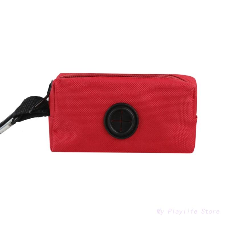 Pet Puppy Cats Pick Up Poop Bag Dispenser Portable Dog Poop Waste Bag Holder Outdoor Pet Supplies Garbage Bags Organizers