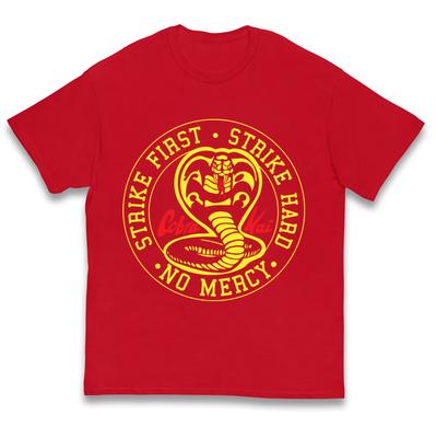 Cobra Kai Strike First Strike Hard Kinder T-Shirt
