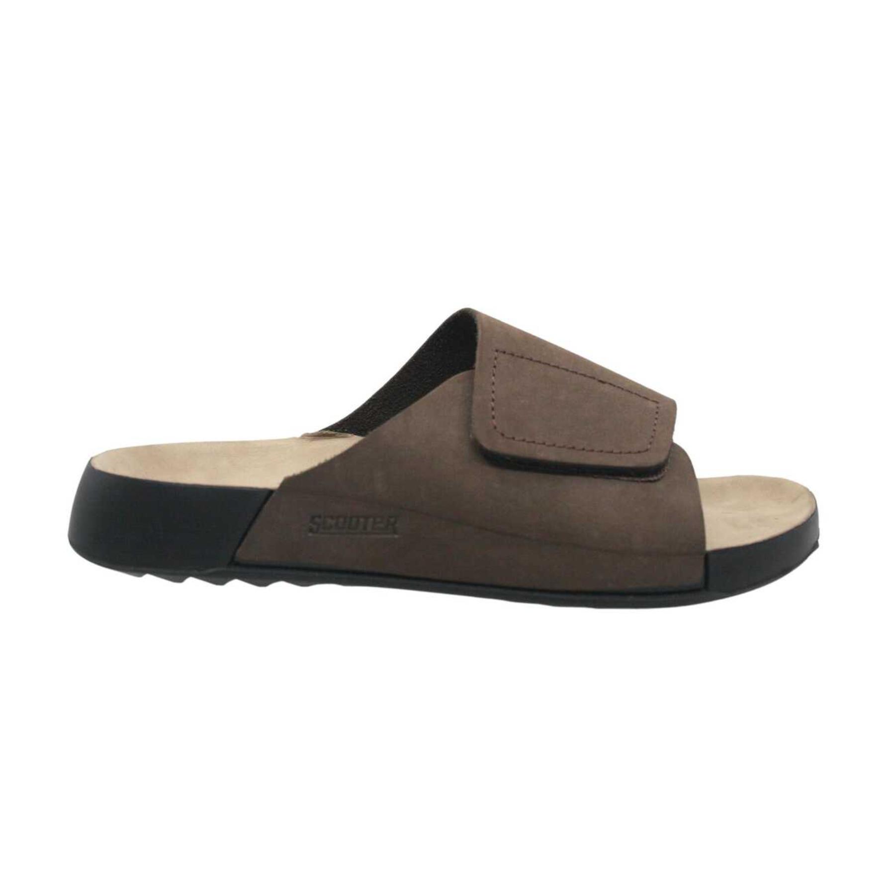 

Коричневые кожаные повседневные анатомические мужские тапочки M7010NKA 41 коричневый