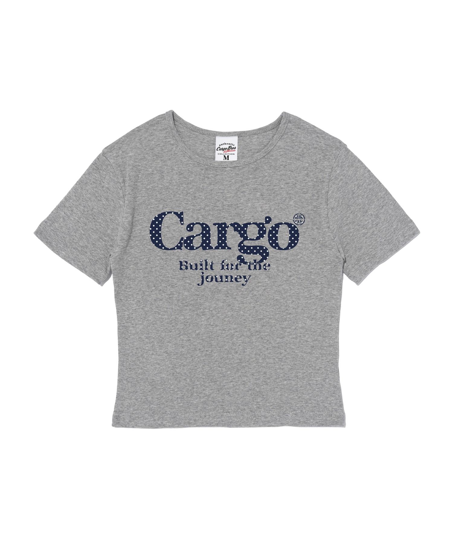Cargo Bros For Woman Dot Logo Short Sleeve T-Shirt (Gray) Free