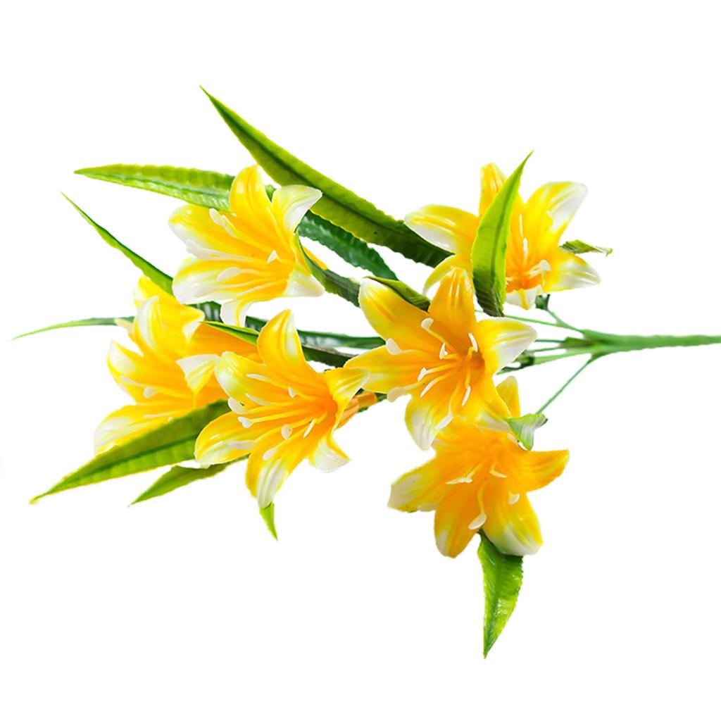 DYS Home Decor Potted Plant Artificial Plastic Simulation Flowers Photo Props Home Decor