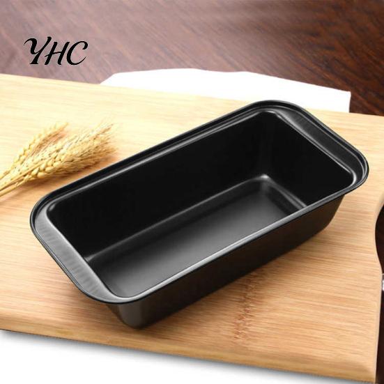 Cooking Baking Pan Non-stick Convenient Black Carbon Steel Home Cake Loaf for Chocolate Brownies