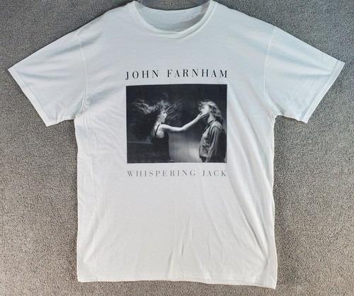 

Whispering Jack album JOHN FARNHAM Tshirt pure cotton allseason streetwear shirt vintage t shirt oversized t shirt 4XL