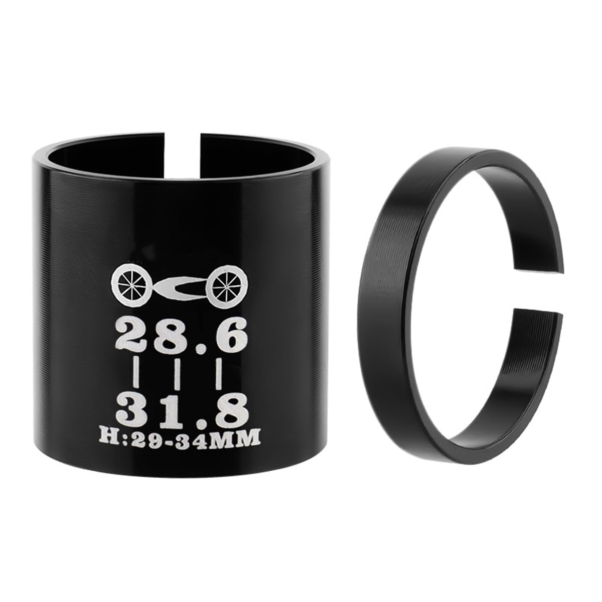 HOUSON Bicycle Ahead Stem Spacer, Stem Shim Adapter Bicycle Ahead 28.6mm-31.8mm
