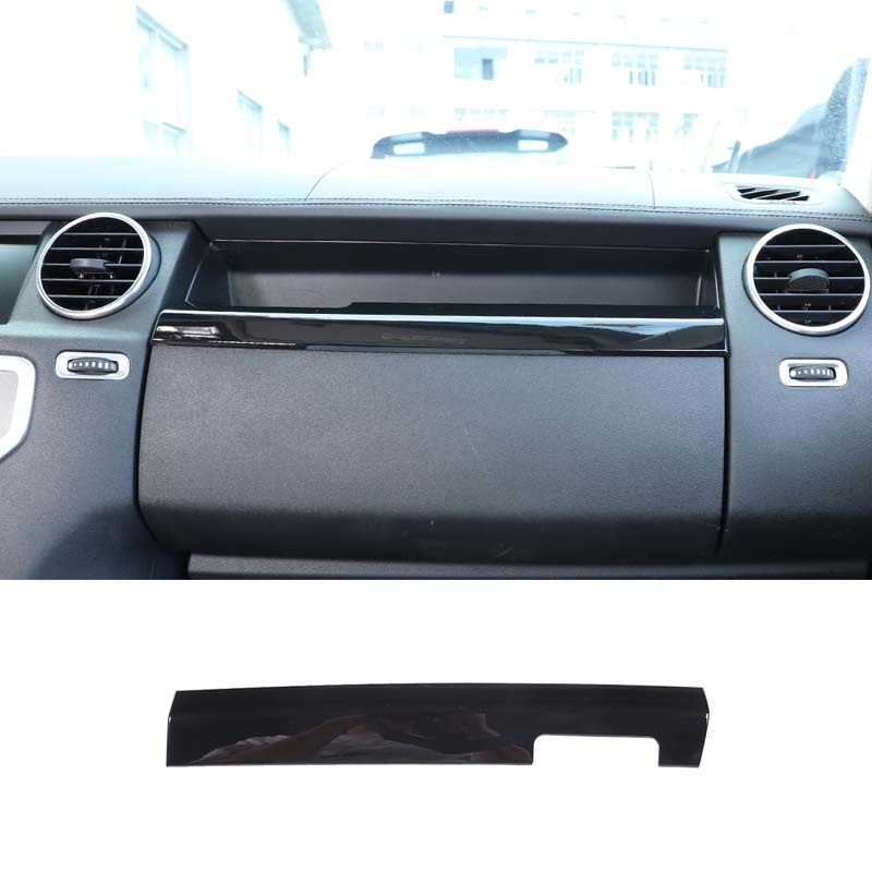Pour Land Rover Discovery 4 2010-2016 ABS Noir Kit Intérieur Tableau de Bord Console Panneau de Changement de Vitesse Décoration Couverture Garniture Autocollants