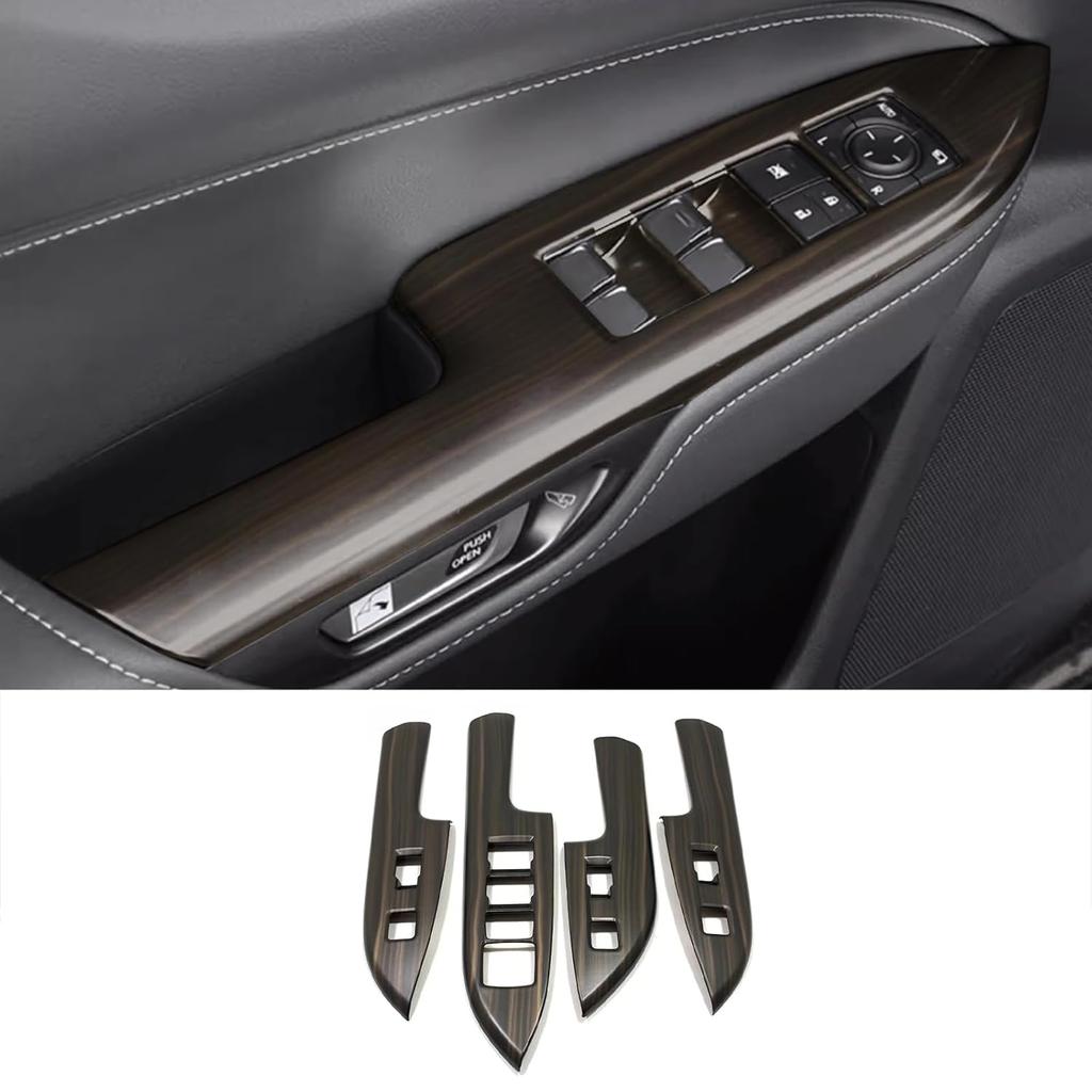 Car Accessories Inner Window Lift Door Lock Switch Control Panel Cover Trim Compatible with Lexus NX 250 350 350h 450h+ 2025 2024 2023 2022 (Carbon