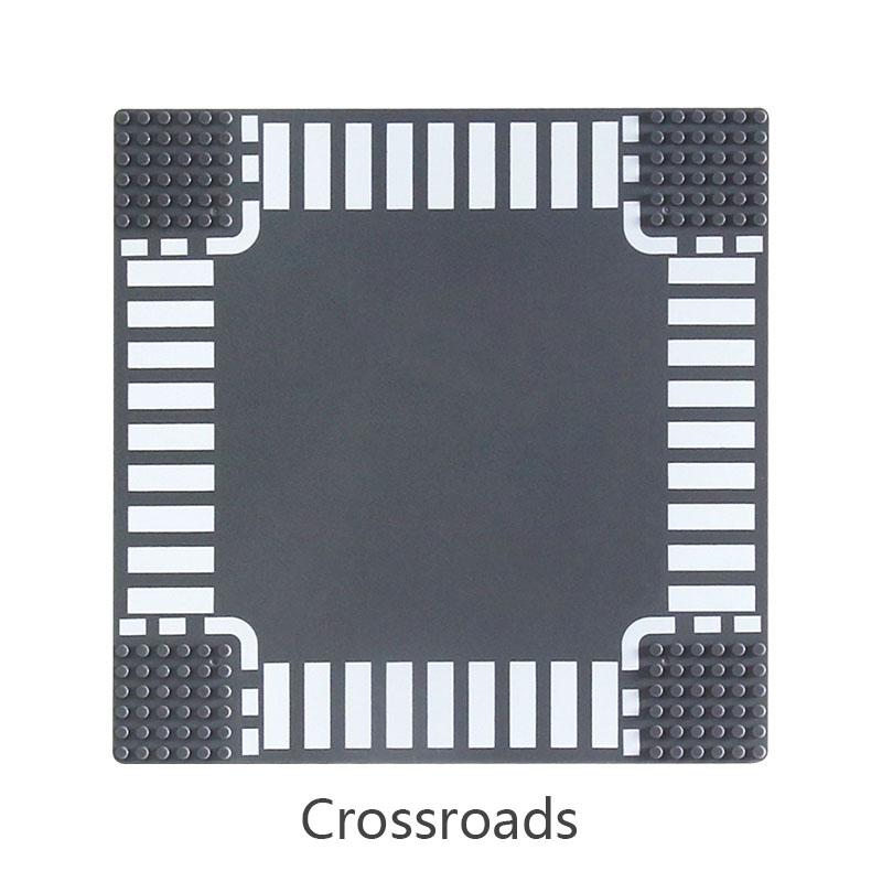 

32X32 Classic Road Building Block Base Plate City View Traffic Road FiguresConstruction Toys Bricks 32Dots Plastic Baseplates 1PC gongluban