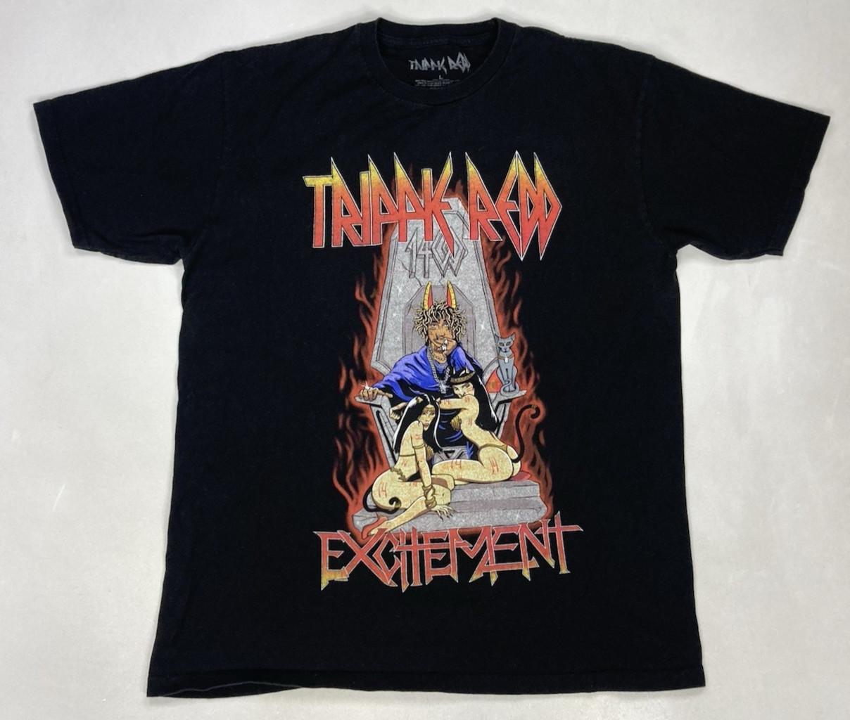Trippie Redd 1400 Excitement Graphic T-shirt Men Large Black Rap Music XXXL