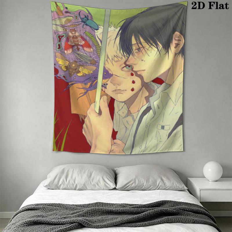 The Summer Hikaru Died Wall Tapestry Aesthetic Wall Hanging Printed Fabric Blanket Decorative Tapestries for Bedroom Living Room Home Decor