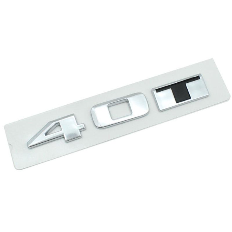 25T 28T 40T displacement label car stickers for Cadillac XTS CT4/5/6 ATSL series rear trunk modified logo accessories decorate