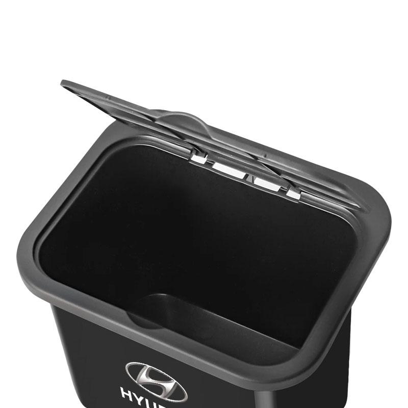 1Pcs Car Seat Back Hanging Trash Can Storage Case Rear Row Organizer For Hyundai Tucson Solaris I30 Creta Ix35 I40 Veloster Santafe