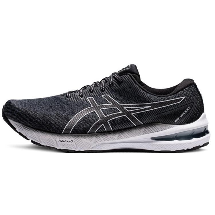 ASICS GT 2000 10 2E Wide 'Black White' 1011B186-002 cm
