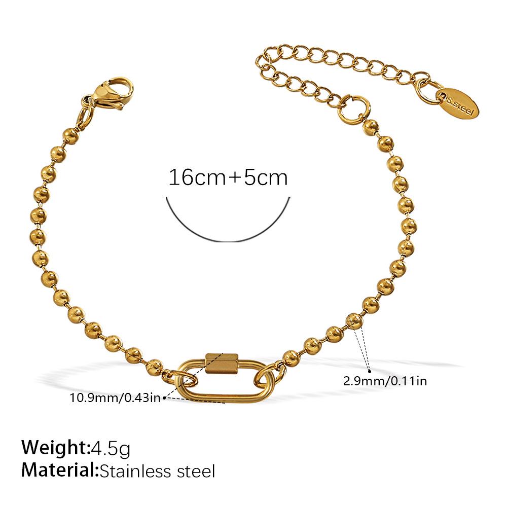 Japan And South Korea Fashion Niche Bracelet Necklace Women'S Personality Design Versatile Jewelry Does Not Fade Popular Trend