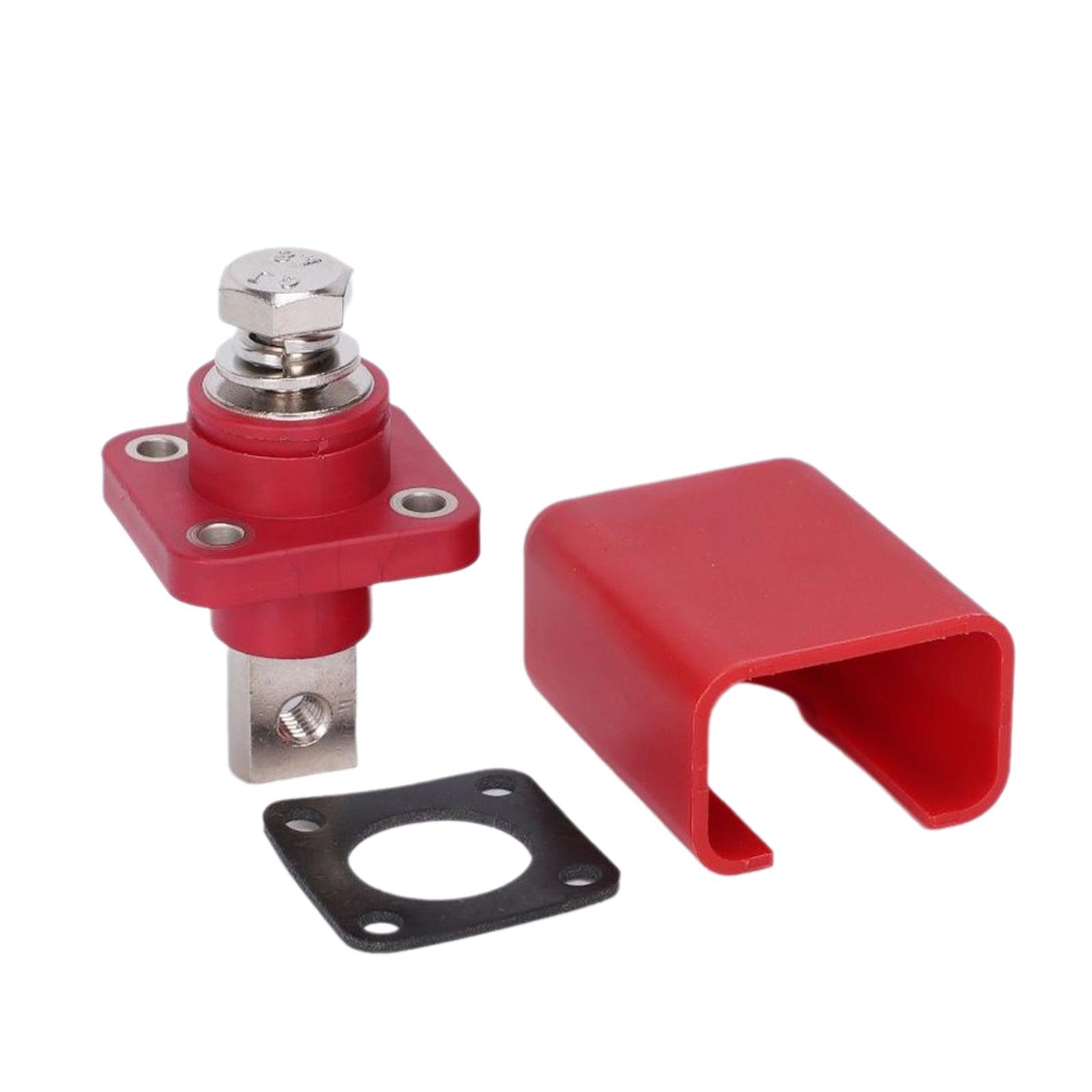 

200A Copper Battery Terminals Connectors Energy Storage Terminals Battery Connectors Storage Terminals Adapters 1 червоний
