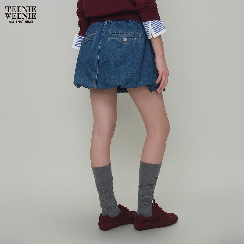 Teenie Weenie Little Bear Letter A-line Short Skirt
