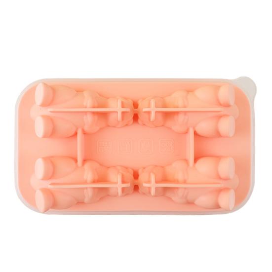 Ice Cube Mold 3D Dinosaur Shape Ice Cube Tray with Lid Whiskey Cocktails