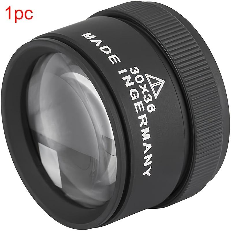 

Magnifying Glass 30X Jewelers Loupe Magnifier Portable Handheld Pocket Magnifier Lens for Close Work Crafts Jewelry Repair Reading Coins Stamps Map 1pc