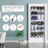 24pocket Hanging shoe rack organizer Over the Door Shoe Organizer Large Breathable Mesh Pockets slippers organizer shoe storage