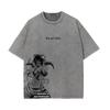 Anime Inosuke Tshirts Oversized Vintage Washed KKimetsu No Yaiba T Shirt Tanjirou Zenitsu Kyoujurou Tops Tees Man  Cotton
