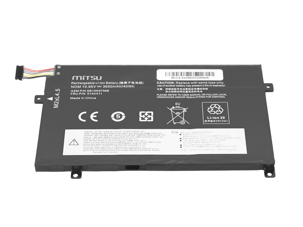 Battery 01Av411 For Lenovo Thinkpad E470 E475