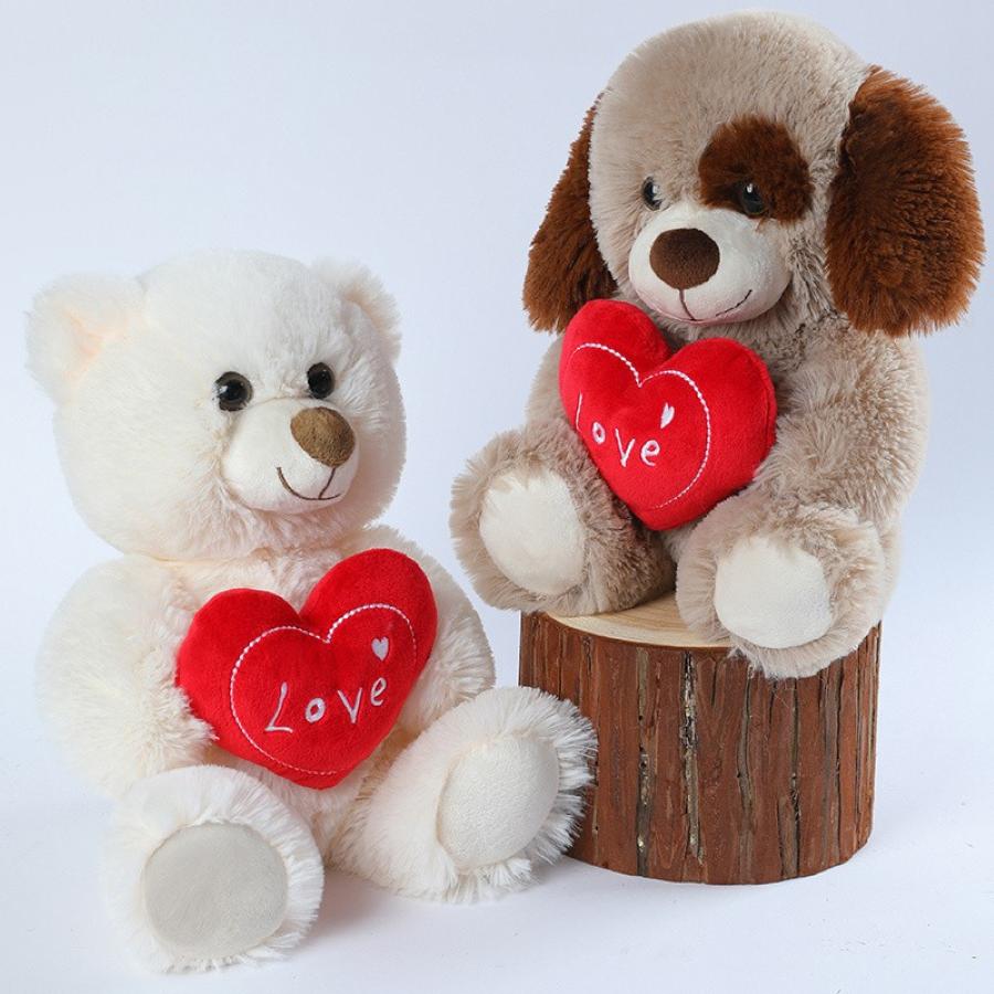 Heart Bear Stuffed Animals Plush Playthings Present Ideal for Kid Girlfriend13.5 Inches Stuffed Bears Ideal for Christmas Valentine s Day Birthday