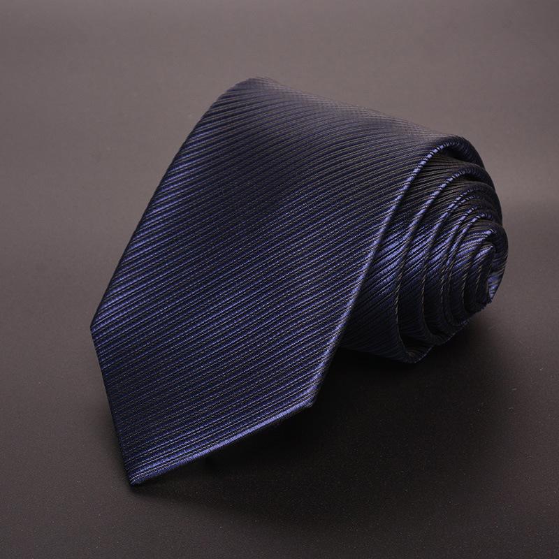 Krawatte Herren Reißverschluss Knotenfrei Klassisch Blau Schwarz Burgunder Einfarbig Gestreift Anzug Kleid Kragen