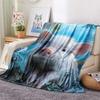 Pig Print Flannel Blanket, High quality Comfortable for All Seasons, Home Decor, Warmth and Comfort, Perfect for Christmas Gifts
