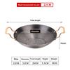 Non stick dry boiler Commercial hot pot Round bottom alcohol furnace Household stainless steel pot Spicy Spicy Pot hotpot