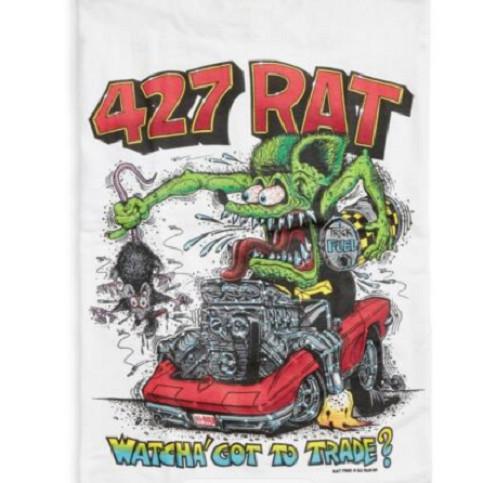 Men s Ed Big Daddy Roth Rat Fink 427 Rat Hot Rod White Cotton T-Shirt Unisex T-Shirt M