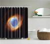 Beautiful Cosmic Starry Sky Scenic Astronomical Shower Curtains Frabic Waterproof Polyester Bathroom Curtains With Hooks 180X180