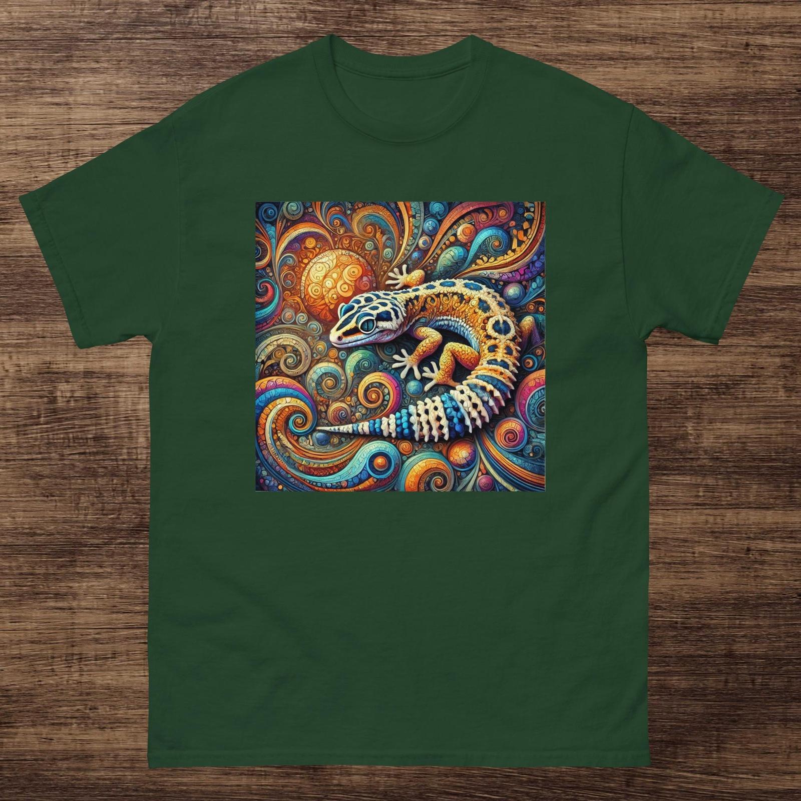 Abstract Leopard Gecko Shirt Nebula - Pet T Shirt - Unique 247 S разноцветный
