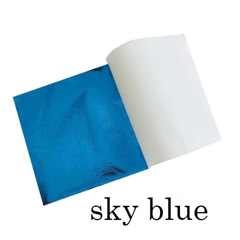 High Quality Gold/silver Foil Paper 9 * 9CM, Color, Buddha Statue Hotel Decoration Supplies, Furniture DIY Crafts Gold Foil Paper, Nail Art Supplies