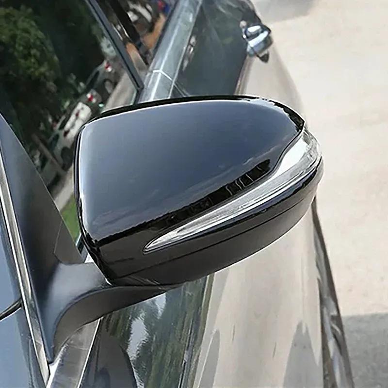 Exterior Door Side Rearview Mirror Cap Cover Stickers For Mercedes Benz C E Class W205 W213 GLC X253 LHD Car Accessories Trim