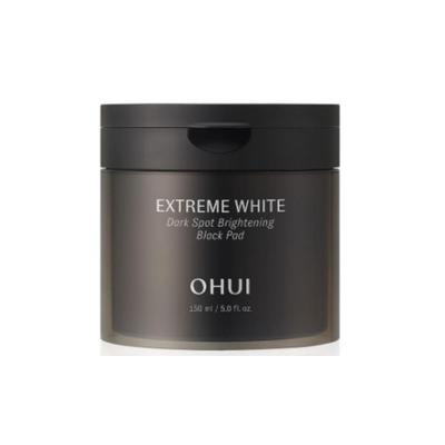 OHUI Extreme White Dark Spot Brightening Black Pads 100 Pads Tone Care