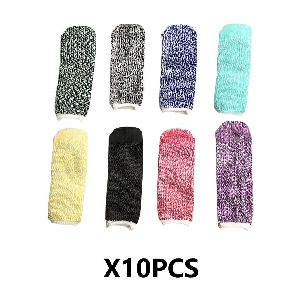 Pack Of 10 Cut Resistant Finger Cots For Kitchen Garden And Sculpture Protection With Breathable And Reusable Design