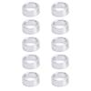 10Pcs Aluminum Alloy Spacer Round Unthreaded Standoff Support Fittings Outer Diameter 10mm