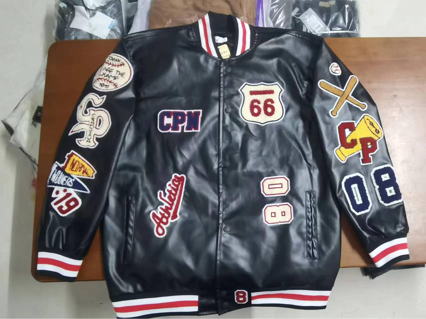 

Мужская куртка-пилот в уличном стиле, свободного кроя, большого размера, модная хип-хоп-модель на весну/осень. 2XL чёрный