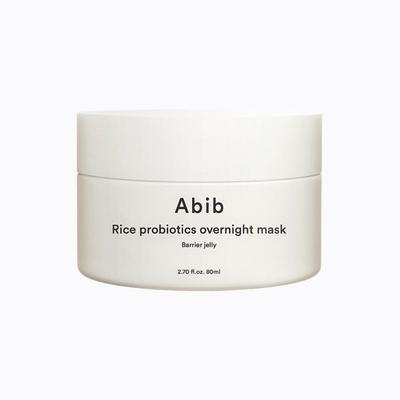 Rice Probiotics Overnight Mask Barrier Jelly (80ml) – Firming & Soothing Gel Texture Sleeping Pack, Korean