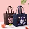 Cartoon Animal Insulated Lunch Bag With Material For Students And Office Workers