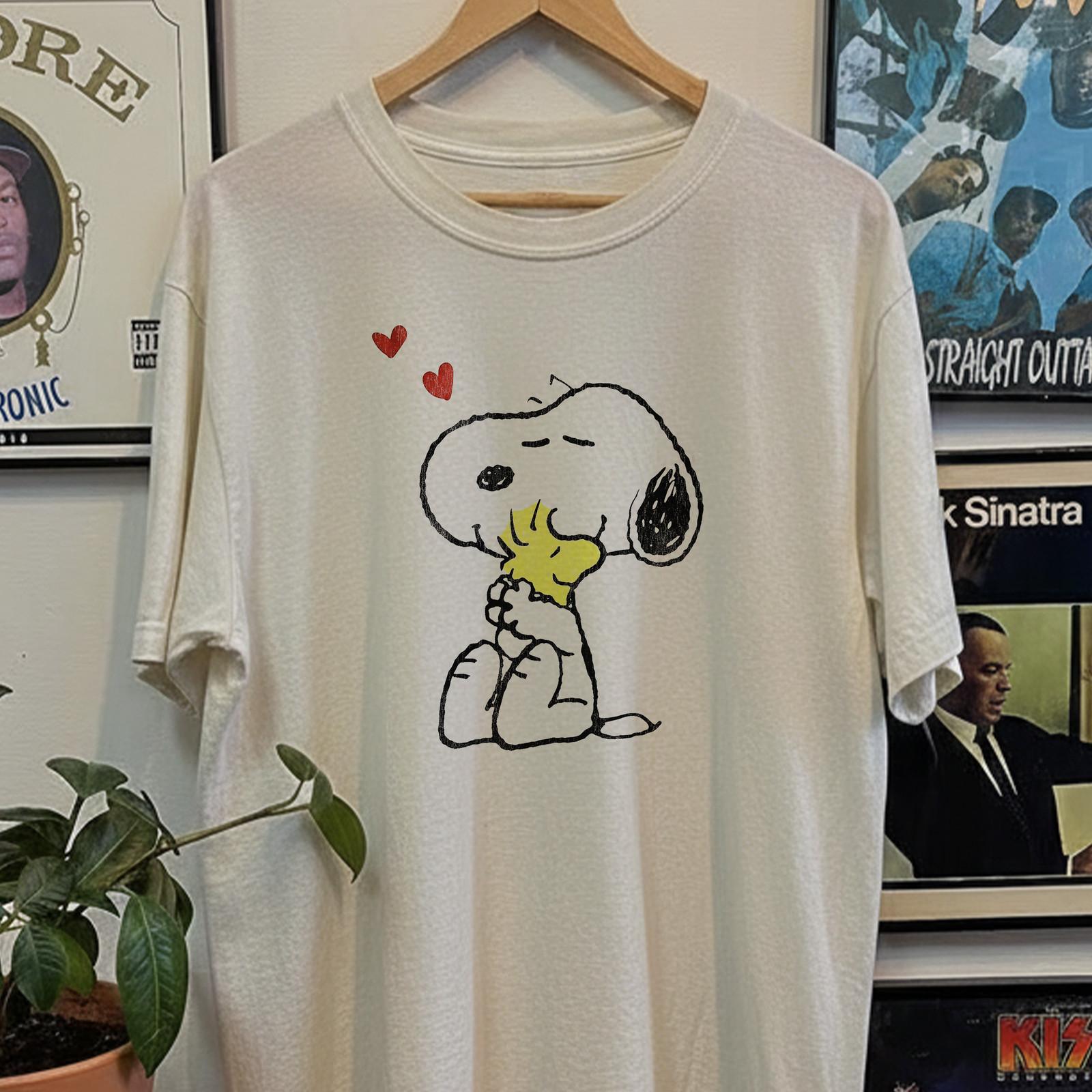 Snoopy Woodstock Valentine Promo T-Shirt White XXL 4XL