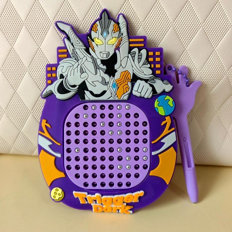 Unzip Magnetic Steel Ball Drawing Board Keychain Cute Schoolbag Pendant Car Key Chain Gift Magnetic Drawing Board