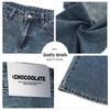 CHOCOOLATEit Men's American Curved Blade Loose Fit Jeans