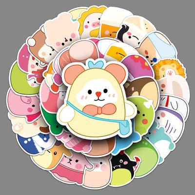 50 Dolls Doodle Cartoon Hand-drawn Cute Stickers DIY Water Cup Suitcase Stickers Waterproof