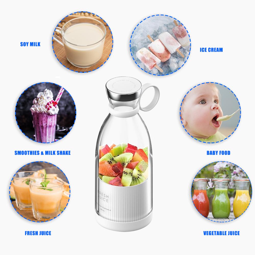 Aoresac Personal Size Blender Battery Powered USB Rechargeable Portable Blender for Shakes and