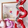 Love Balloon Decoration Hollow Out Big Love Photo Frame Aluminum Film Balloon Photo Props Boys And Girls Party Scene Arrangement