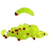 50 Pcs Artificial Bait Fishy Shrimp Additive Bass Carp Lifelike Helminth Soft Lure Ice Winter Fishing Silicone Maggots Decoy