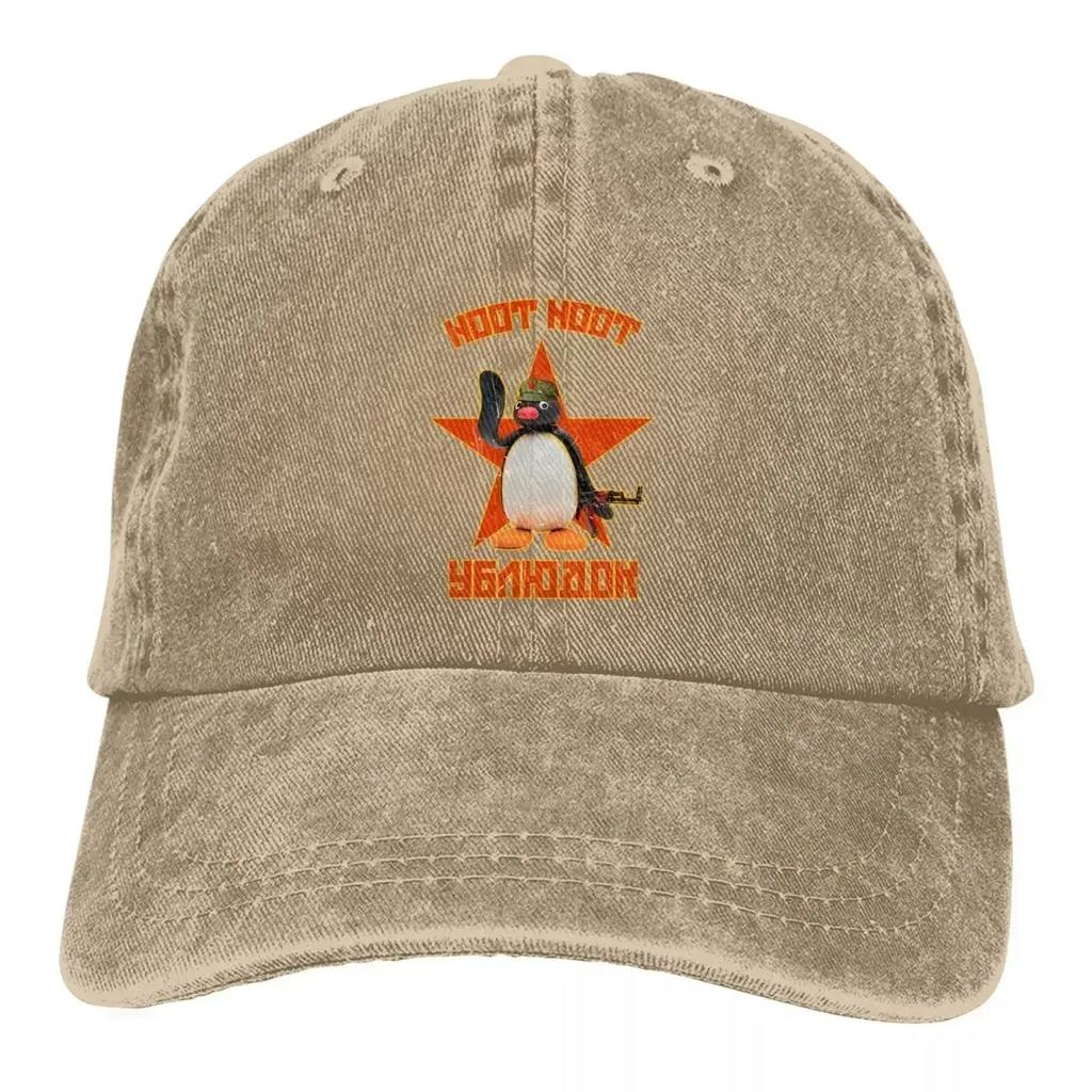 Comrade Pingu Noot Noot Pingu The Pengouin Retro Baseball Hat Cotton Sun Protaction Caps Unisex Casual Golf Hats